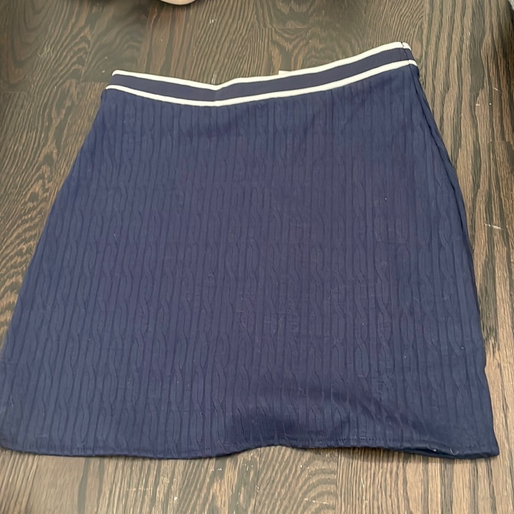 h&m tight fit skirt- dark blue